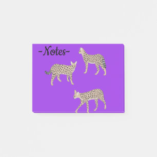 Bloco De Notas Gatos Serval
