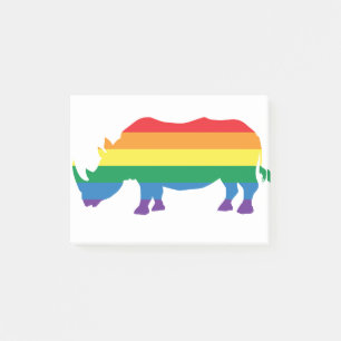 Bloco De Notas Gay-Pride-Rhino