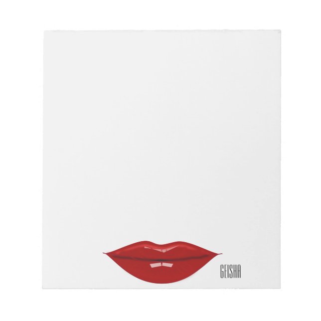 Bloco De Notas geisha - produtos de papel (Frente)