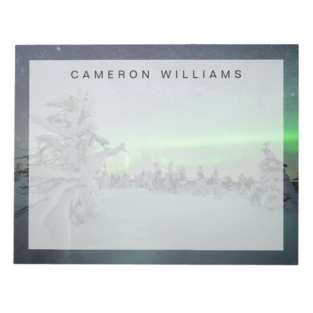 Bloco De Notas Gelo e neve | Parque Nacional de Pallas-Yllastuntu (Frente)