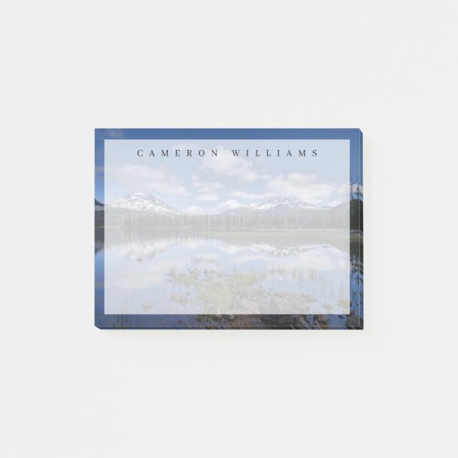 Bloco De Notas Gelo e neve | Sparks Lake, Oregon (Frente)