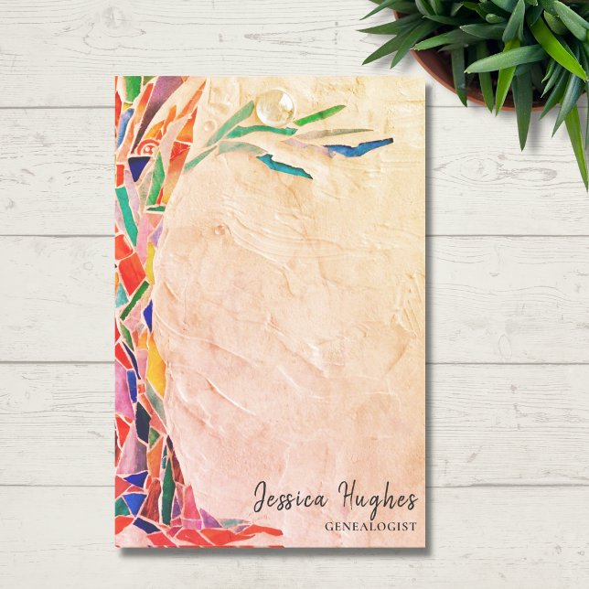 Bloco De Notas Genealogista - Beige da Árvore Familiar (Criador carregado)