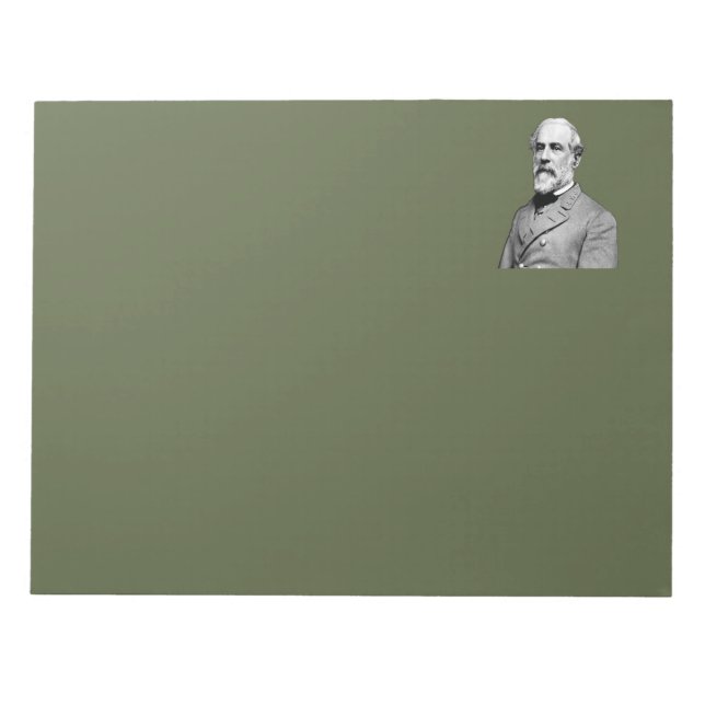 Bloco De Notas General Robert E. Lee Army Green (Frente)