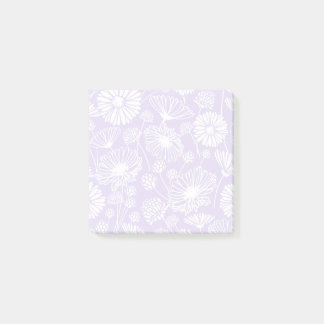 Bloco De Notas Gentle Bloom (Branco | Lavanda)