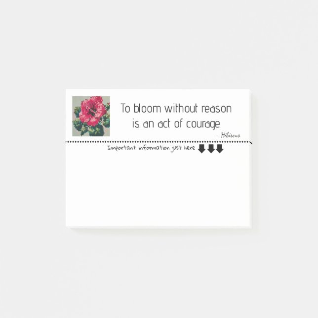 Bloco De Notas Gentle Pixel Bloom pintura artística  (Frente)