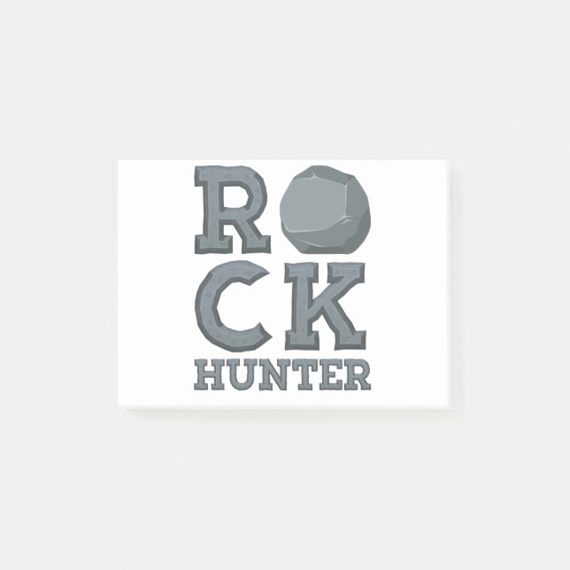 Bloco De Notas Geologista Rock Hunter (Frente)