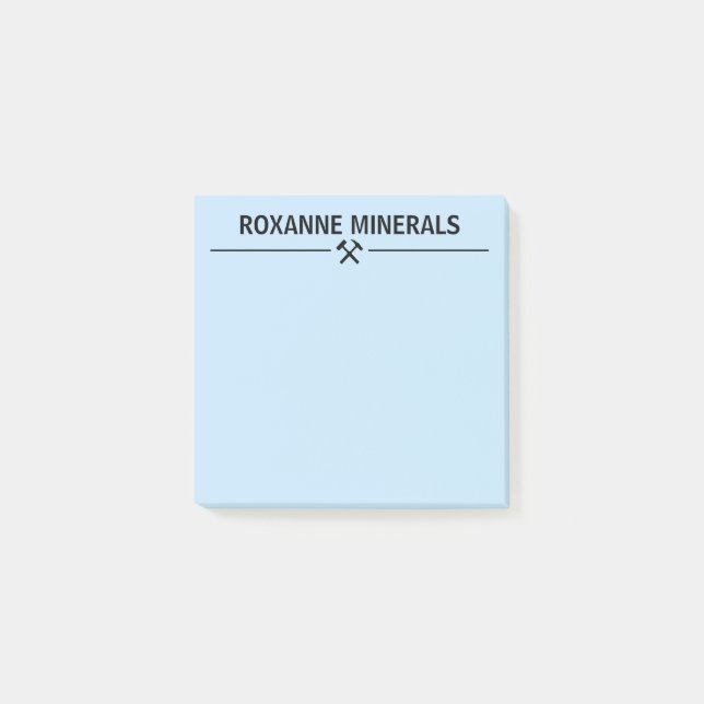 Bloco De Notas Geologist's Custom (Frente)