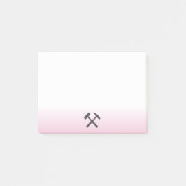 Bloco De Notas Geologist's Rock Hammer Logo