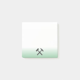 Bloco De Notas Geologist's Rock Hammer Logo