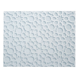 bloco de notas geométrico islâmico moroccan