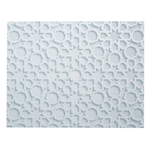 bloco de notas geométrico islâmico moroccan (Frente)