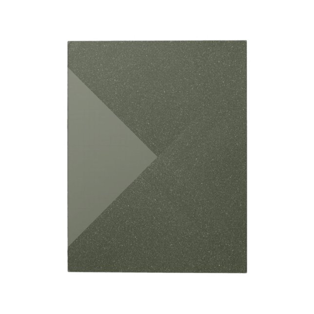 Bloco de Notas Geométrico Moderno Verde Musgo – Pe (Invertido)
