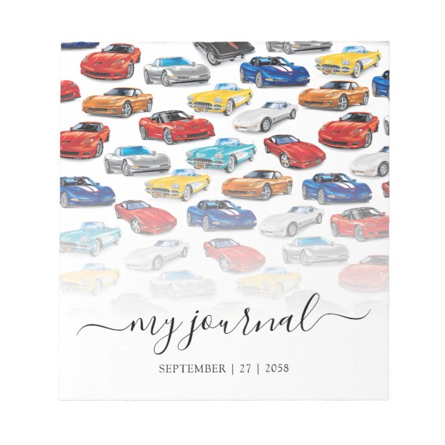 BLOCO DE NOTAS GERAÇÕES DE ARTE AUTOMOBILÍSTICA (Frente)