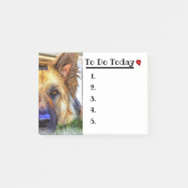 Bloco De Notas German shepherd