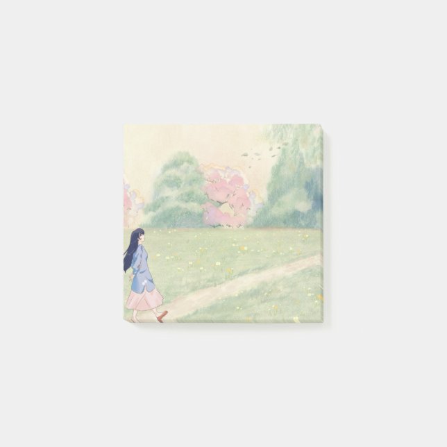 Bloco De Notas Ghibli Inspired Style 3 Sticky Notes (Frente)