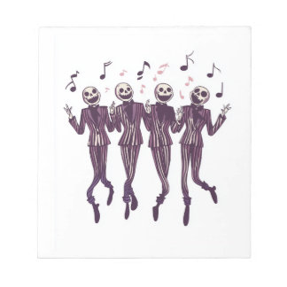 Bloco De Notas Ghost Barbershop Quartet