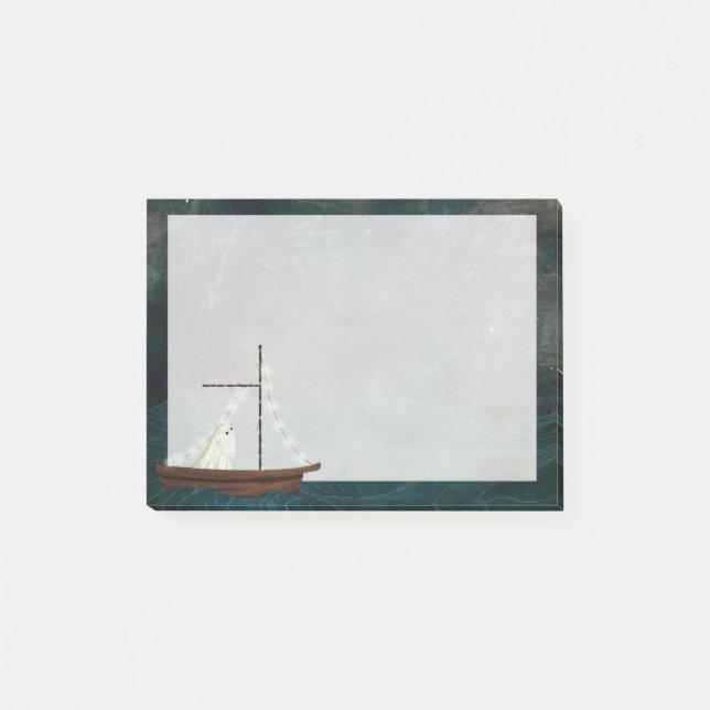 Bloco de notas Ghost Boat (Frente)