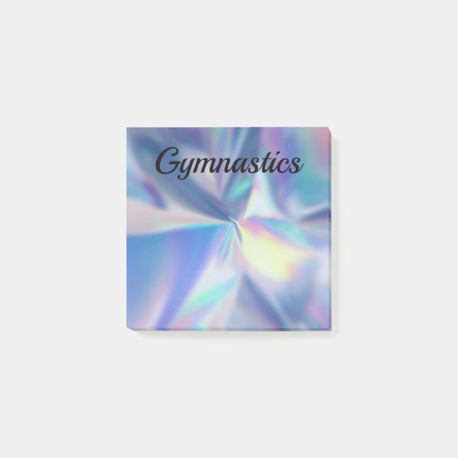 BLOCO DE NOTAS GIMNÁSTICA - NOTAS POSTADAS (Frente)