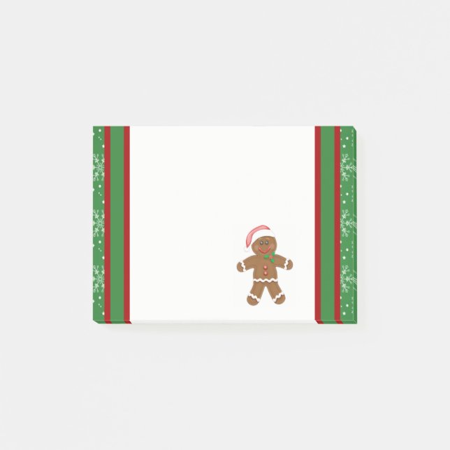 Bloco De Notas Gingerbird Man (Frente)