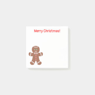 Bloco De Notas Gingerbread Man 3 x 3
