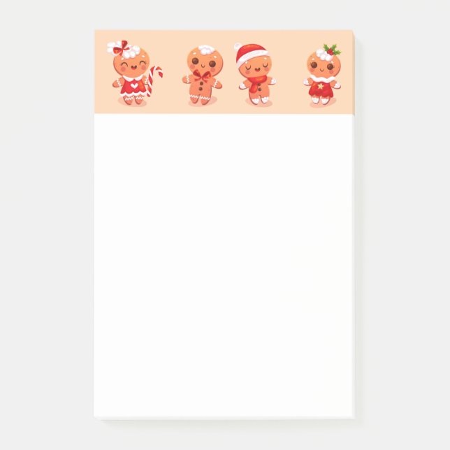 Bloco De Notas Gingerbreads (Frente)