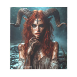 Bloco De Notas Gingerhead demoness notepad