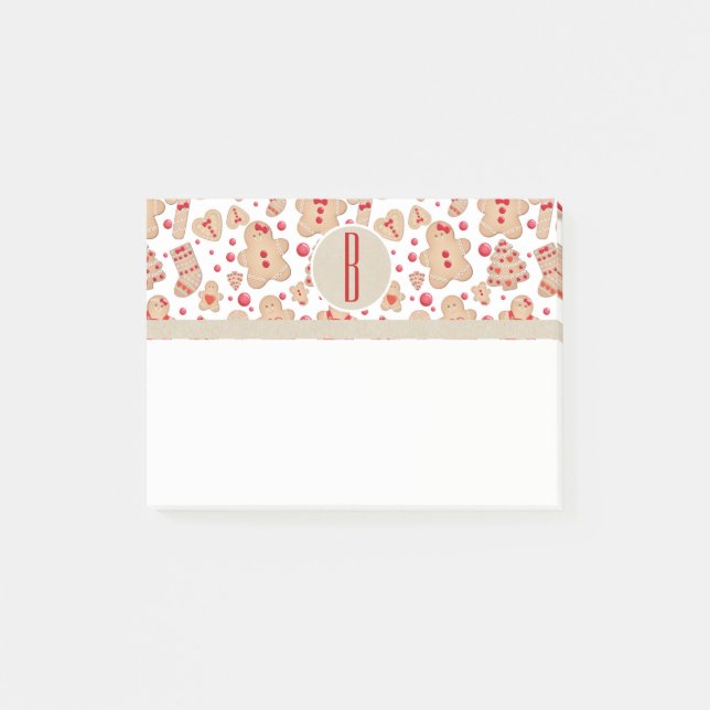 Bloco De Notas Gingerpão Homem cozido Biscoitos Whimsical Russos (Frente)