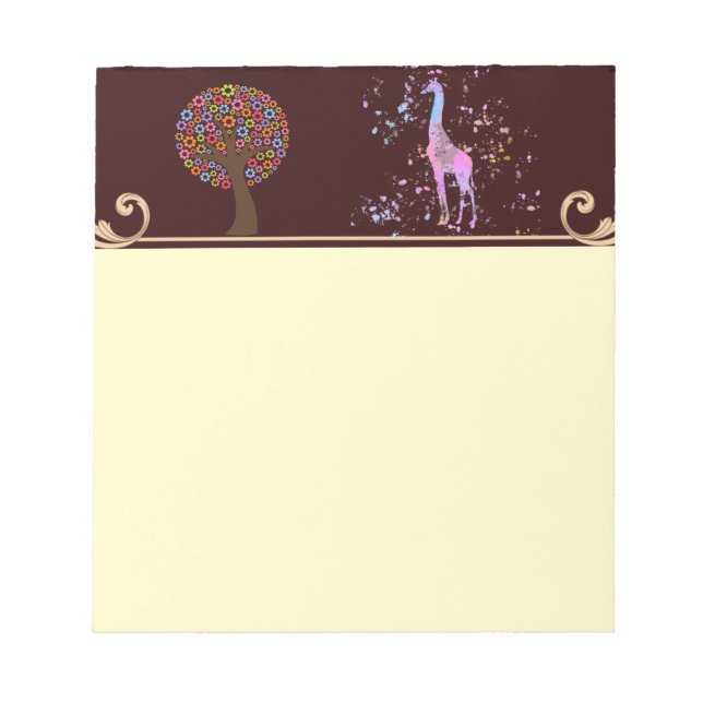 Bloco De Notas Girafa (Frente)