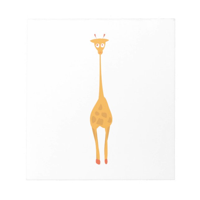Bloco De Notas Girafa Animal (Frente)