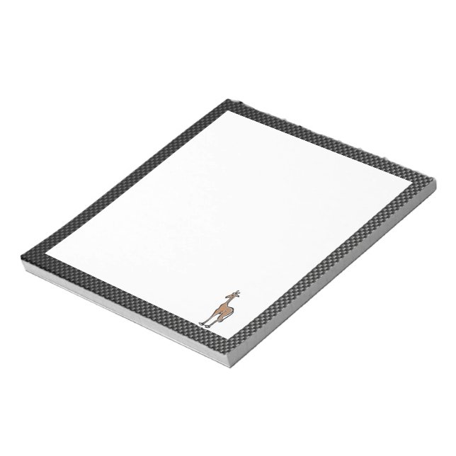 Bloco De Notas Girafa Bonita; Sleek (Invertido)