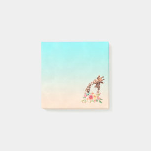 Bloco De Notas Girafa Gira-Cama Cura-Cama Mãe e Bebê