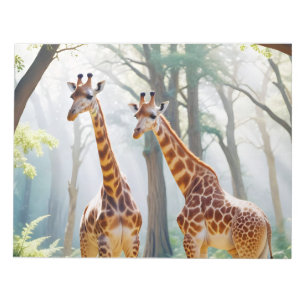 Bloco De Notas Girafa Natureza Animal