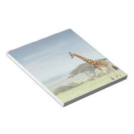 Bloco De Notas Girafa no Serengeti