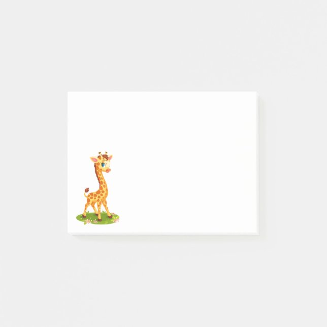 Bloco De Notas Girafa-Post-it-Notes (Frente)