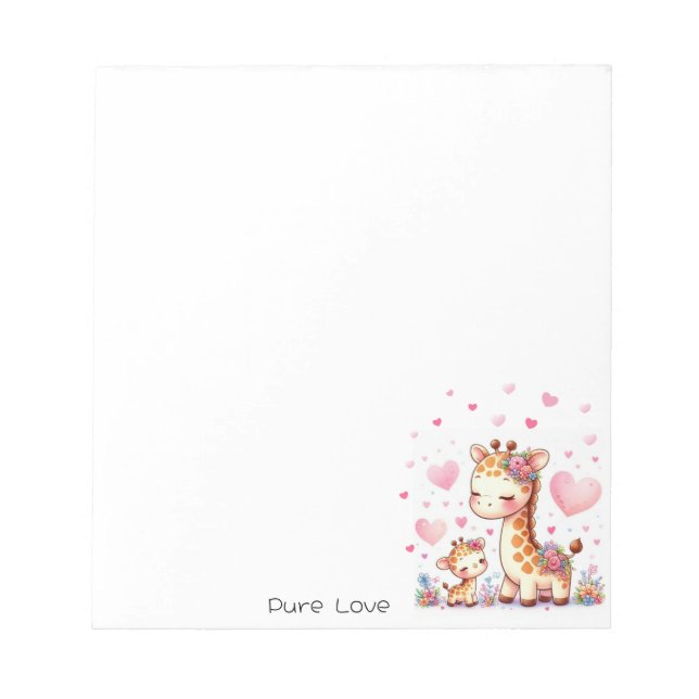 Bloco De Notas Giraffe Notas  (Frente)