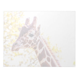 Bloco De Notas Giraffe Portrait