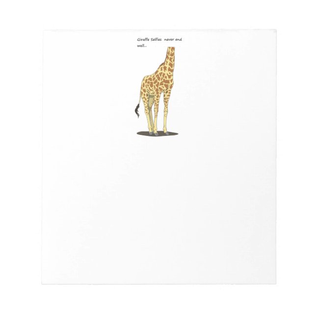 Bloco De Notas Giraffe Seliles (Frente)