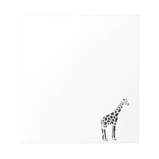 Bloco De Notas Giraffe Vintage Wood Engrenando (Frente)