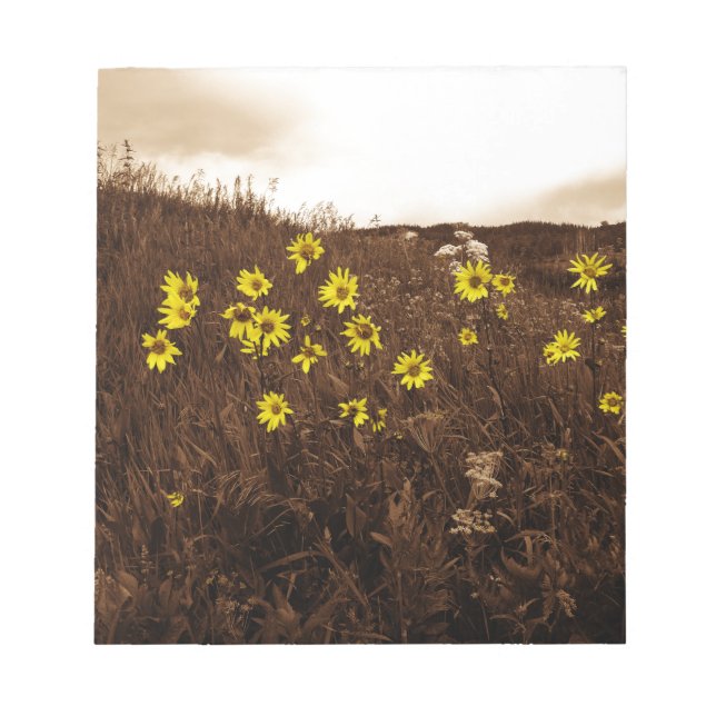 Bloco De Notas Girassóis (Frente)