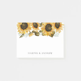 Bloco De Notas Girassol Amarelo