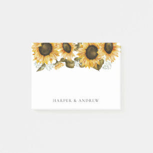 Bloco De Notas Girassol Amarelo