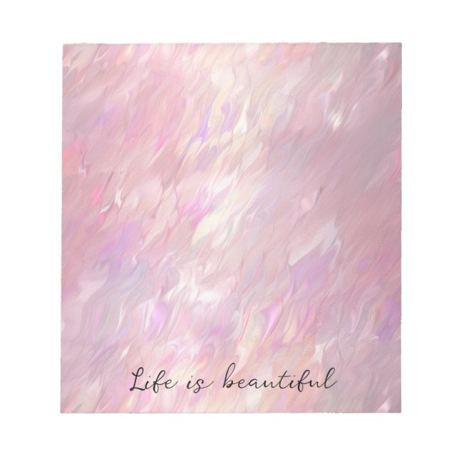 Bloco De Notas Girly Pearl (Frente)