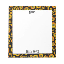 Bloco De Notas Girly Rustic Yellow Girly Girly Rústica Monograma