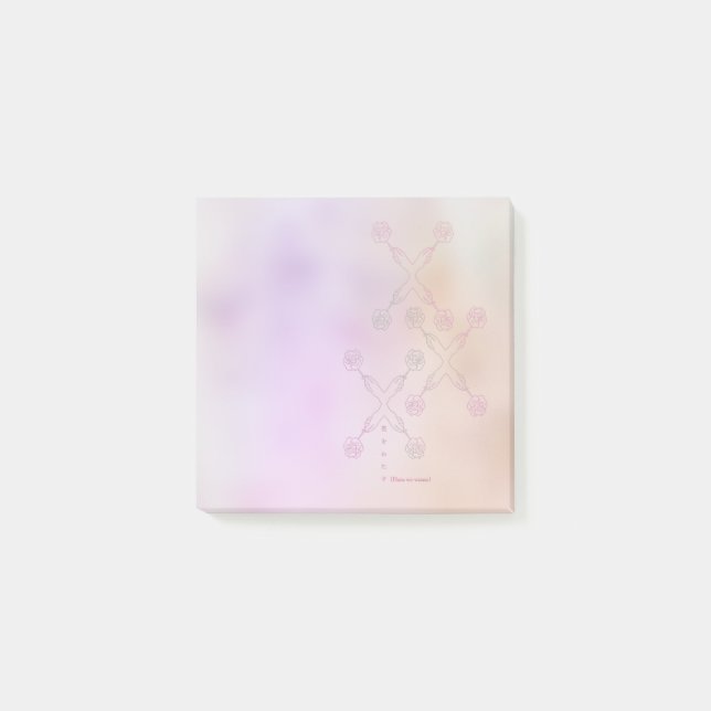 Bloco De Notas Giving flowers(pattern) (Frente)