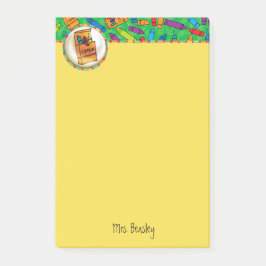 Bloco De Notas Giz de Cera Coloridos 4 x 6