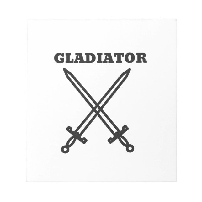 Bloco De Notas Gladiador (Frente)