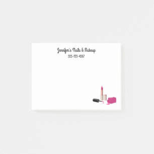 Bloco De Notas Glam-Lábio Rosa E Bela Polonesa Nail Pensada