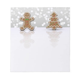 Bloco De Notas Glamor Gingerbird Man and Tree - Notepad
