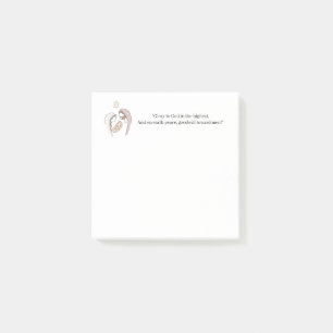 Bloco De Notas "Glória a Deus no maior Natal"