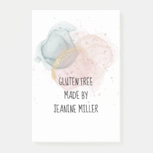 Bloco De Notas Gluten livre personalizado